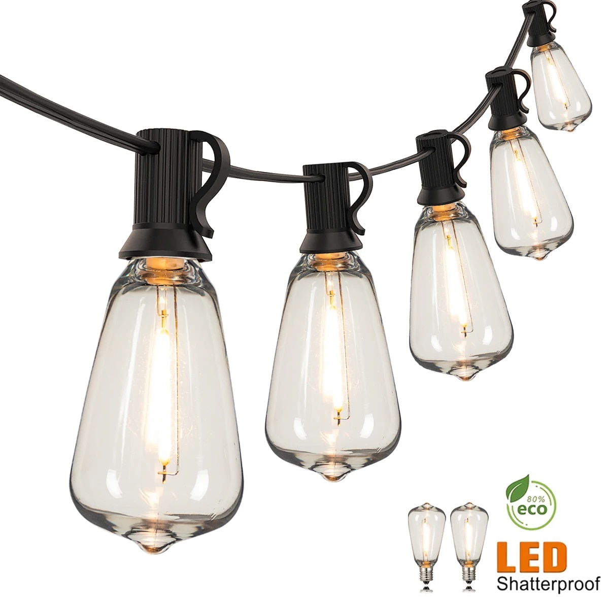 Outdoor Lighting Effects - 110V US-Stecker ST38 Lichterkette für Außenbereich,