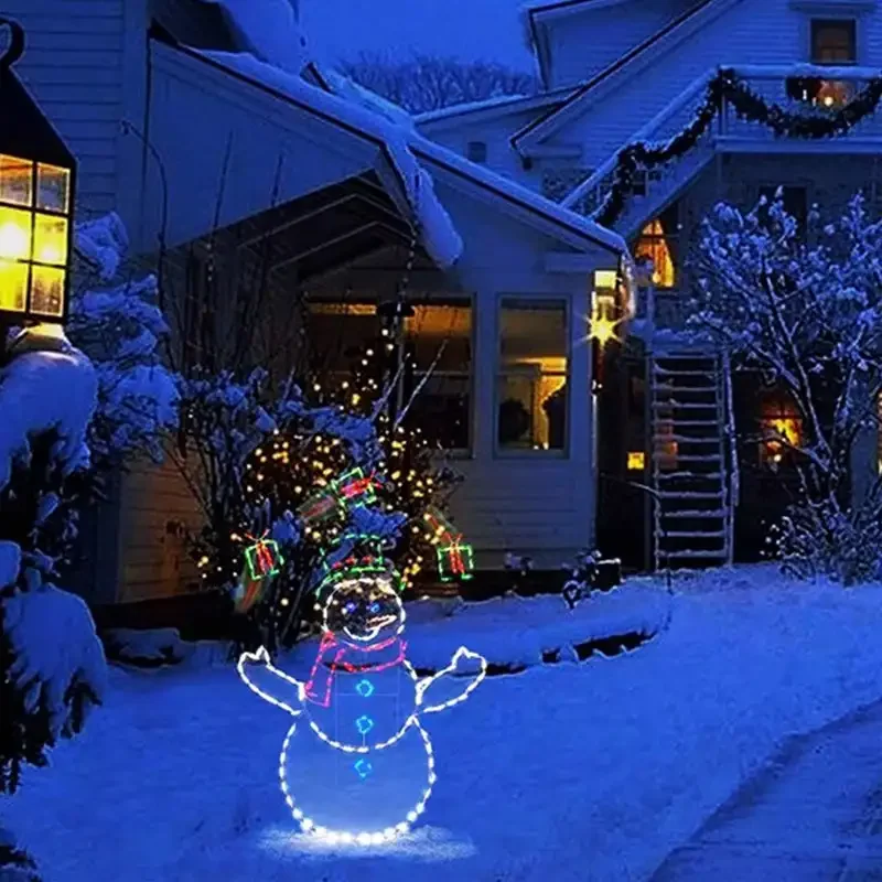 1-2 Sets Weihnachts-Schneemann – Outdoor Lighting Effects Bewertung und Preis