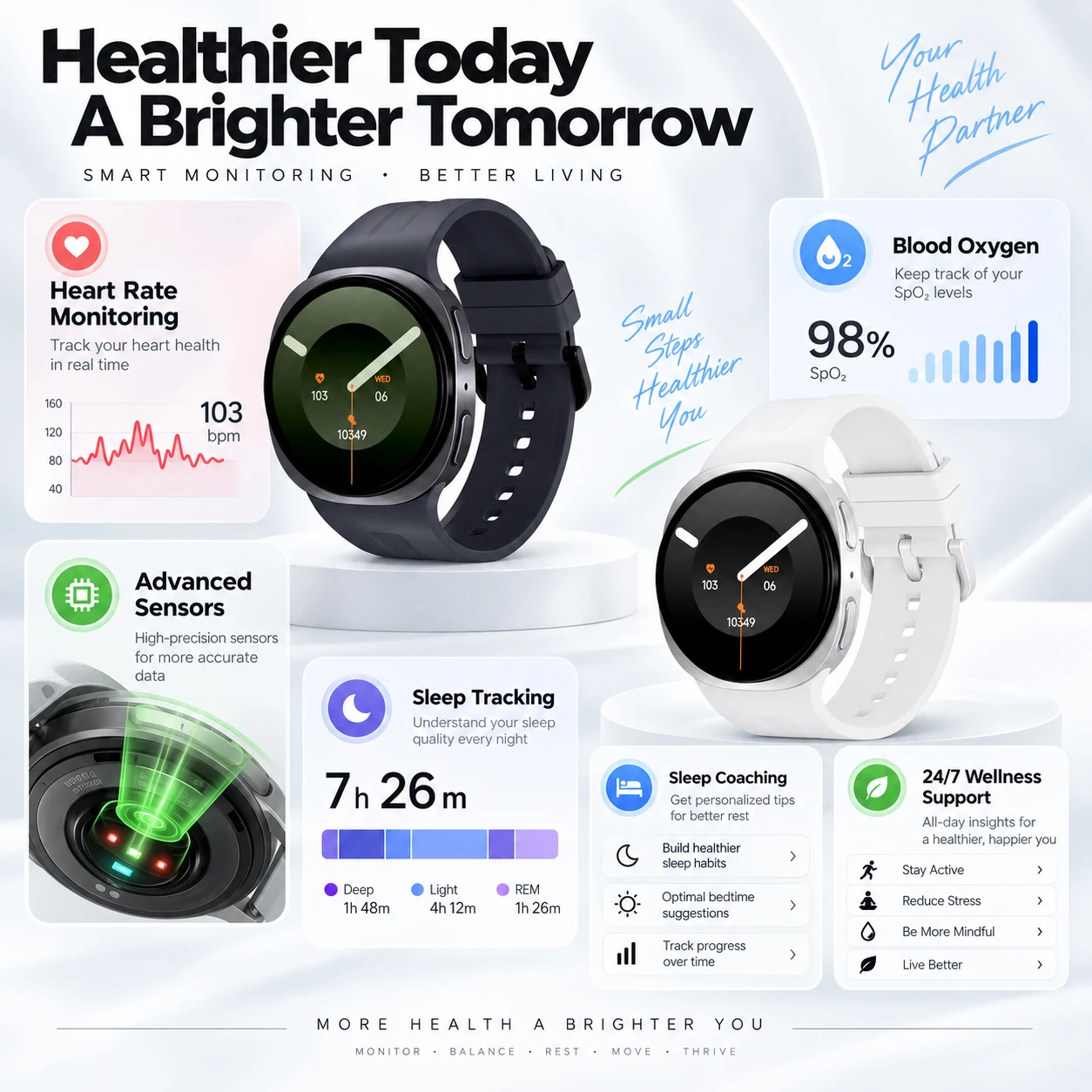 Modische Klassische Smartwatch – Outdoor Lighting Wireless Bewertung und Preis