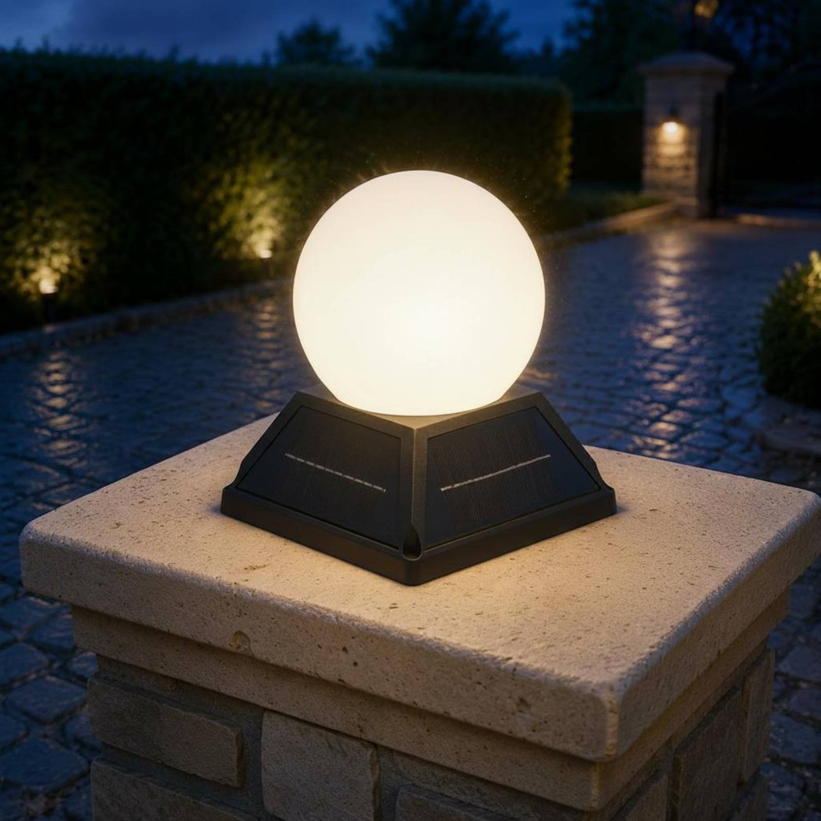 Solar-Pfostenkappenleuchte mit – Outdoor Lighting Ip65 Bewertung und Preis